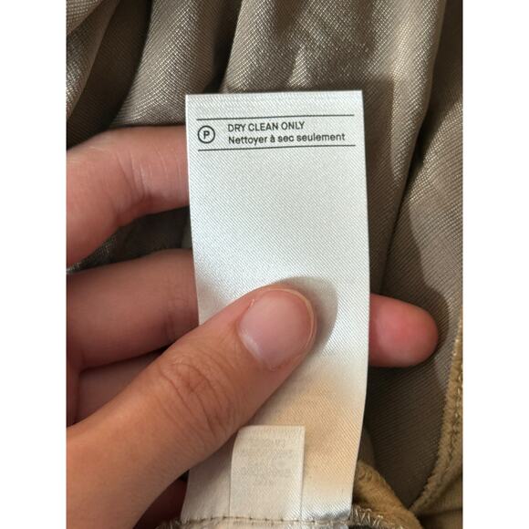 Vince short velvet A-Line skirt gold size 3X - Picture 7 of 7